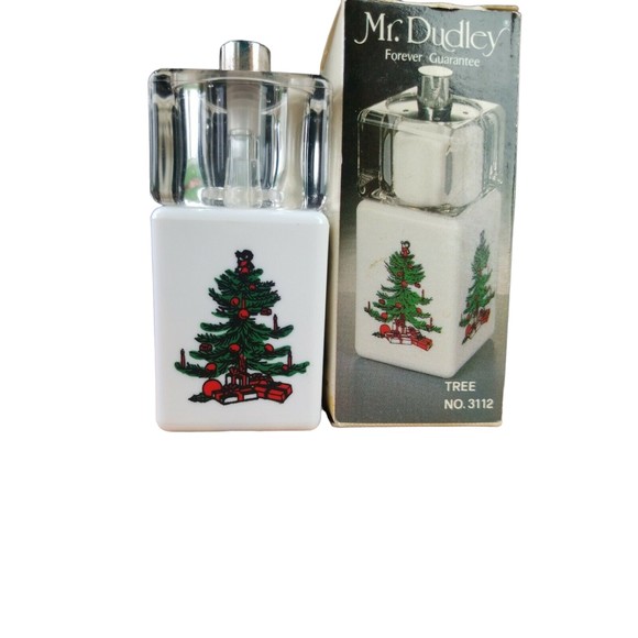Vintage Mr Dudley Salt Shaker & Pepper Mill 2 / All in one Christmas Tree Design - Picture 5 of 16